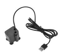 Mini USB Submersible Water Pump | 5V Low Voltage Safe for Fish Aquarium | Quiet Aquarium Pump with Adjustable Flow | 120L / H, 4 - Vane Turbine