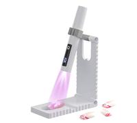 Mini UV Light For Nails - Handheld Nail Drying Lamp | USB Rechargeable Fingernail Lamp | LCD Display Nail Light With 2 Timing Modes For Manicure Pedicure Studio Salon Road Trip Camping Airplane