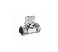 Mini vanne d'arrêt à sphère 1/4 tour double mâle m1/2' (15x21) m3/8 (12x17) - 4965-1512l1