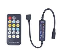 Mini Variateur RF, Contrôleur de Température de Couleur LED, 17 Touches, Télécommande, Variateur de Lumière pour Bande LED, éclairage BTF, Mini Contrôleur RF, Interrupteurs de