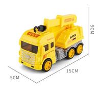 Mini Véhicule Jouet Modèle Plastique Ingénierie Construction Grue Camion Transport Voiture Assainissement Véhicule Éducatif Cadeaux Pour Enfants