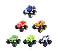 Mini Véhicule Tout-Terrain À Inertie, Jouet De Voiture Et Monster Machines, Super Cascades Blaze, Cadeau Pour Enfants, 6 Pièces