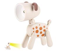 Mini veilleuse pour chiens, jolie lampe de chevet en forme d'animal pour chambre à coucher, petite lampe de bureau portable pour lecture , étude, support pliable pour téléphone