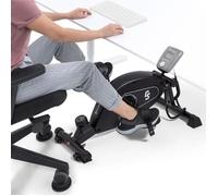 Capital Sport Velo d Appartement, Mini Vélo d'Exercice Cardio-training pour le Bureau, Pédalier 8 Niveaux de Résistance Magnétique, Bluetooth, Vélo d'appartement Pliable, Pedalier home trainer velo