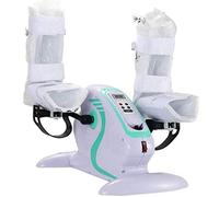 Mini vélo d'appartement électrique/pédalier d'exercice, vélo de fitness portable for la rééducation des membres supérieurs et inférieurs, for personnes âgées victimes d'AVC et d'hémiplégie.