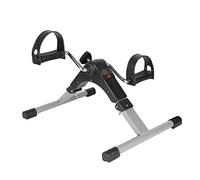 Mini Vélo d'appartement, Pédales Statiques,Mini Vélo D'état,Machines à Jambes,Pedalier Mini Velo D Appartement Formateur,avec Ecran LCD-37 * 50 * 23.5 cm-noir + blanc