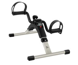 Mini Vélo d'Appartement, Uten Pliable Portable avec Ecran LCD Bouton De Résistance Réglable Bras Jambes Entraîner