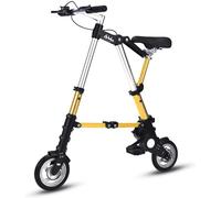 Mini Vélo De Ville Système De Pliage Rapide Vélo 8 Pouces Roues en Aluminium, Mini Vélo Portable Ultraléger pour Adultes, A, 8in
