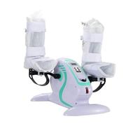 Mini vélo d'exercice portable avec écran LCD for les bras et les jambes, équipement de rééducation à domicile