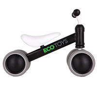 Mini-vélo d'exercice pour enfants noir ECOTOYS