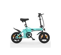 Mini vélo électrique pliant F100, 14", Max 25 km/h, cyan