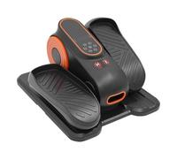 Mini vélo elliptique, 44 x 37,5 x 25,5 cm, portable, avec télécommande, vélo elliptique, vitesse réglable, pour personnes âgées et adultes (noir)