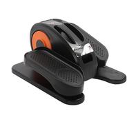 Mini vélo elliptique de Bureau, Appareil de Musculation des Jambes électrique for Seniors, 5 Vitesses, télécommande et écran LED, Silencieux, idéal for Le Bureau et la Maison.(Orange)