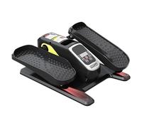 Mini Vélo Elliptique Électrique Compact, Pas À, for La Maison, Le Bureau, Silencieux, Faible Impact, Rééducation des Jambes, Écran LCD, Noir, sans Mains Courantes Fonctionnement Silencieux