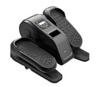 Mini Vélo Elliptique Électrique, Pas À Compact, for Le Bureau Et La Maison, Machine De Remise en Forme Silencieuse Faible Impact, Bleu Noir, sans Mains Courantes Fonctionnement Silencieux(Black)