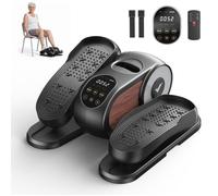 Mini Vélo Elliptique ÉLectrique - Pédalier Merach - 12Vitesses - Télécommande - Écran LCD - Tapis Antidérapant - Bandes Résistance
