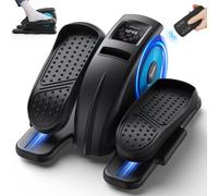 Mini Vélo Elliptique Électrique Pour Bureau & Maison Merach - Télécommande, Écran Lcd, 12 Vitesses, Tapis Antidérapant Noir