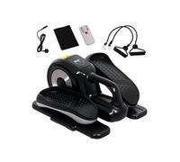 Mini vélo elliptique électrique - résistance réglable, compteur LCD - télécommande, bandes résistance et tapis inclus