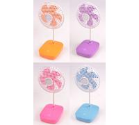 Mini-ventilateur Ø13cm Ventilateur de table Refroidisseur Souffleur Machine à vent Refroidissement, Couleur:orange