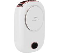 Mini Ventilateur à Affichage LED, Ventilateur de Cou Suspendu sans Lame Rechargeable par USB, Ventilateur portatif sans Lame, Ventilateur Personnel 83 * 123 * 43MM utile