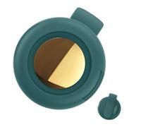 Mini ventilateur à clipser - ABS 7,4 x 6,5 x 5 cm sans pales 3 vitesses | Clip portable avec rotation à 360 °, refroidissement rechargeable par USB, utilisation en intérieur et extérieur | Ventilateur