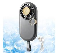 Mini Ventilateur À Main 5 Vitesses De Vent Avec Lanière Et Faible Bruit