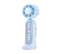 Mini ventilateur à main rafraîchissant rechargeable avec clip arrière, mini ventilateur à main à piles pour , , camping, plage, randonnée, pêche, plein air, maison, bureau, chambre, bureau