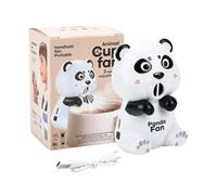 Mini Ventilateur Alimentaire,3 vitesses panda mignon appareil rechargeable USB | Ventilateur Refroidisseur de Lait - pour Café Eau Soupe Restaurant Voyage Été Camping Plein Air Festival Bureaux