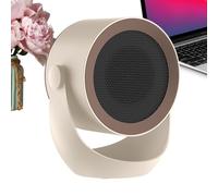 Mini ventilateur chauffant électrique silencieux à 2 niveaux de température, réglage à 90 degrés, pour bureau, chambre, salle de bain, maison