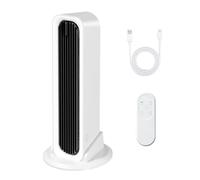 Mini Ventilateur Colonne Appareil Soufflant d'Air Rechargeable et Oscillant