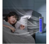 Mini Ventilateur Colonne Sans Fil 2000mAH Autonomie 6-8h 3 Niveaux Vent USB Rechargeable Pour Maison Bureau Salle de Bain