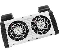 Mini-ventilateur d'aquarium, eau de refroidissement, réservoir d'herbe, réservoir de crevettes, réglage de la température, fonction silence, changement de vitesse en continu, double tête, standard eur