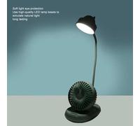 Mini Ventilateur De Bureau ? Lampe Led, Avec Chargeur Usb, Pour La Maison Et Le Bureau, En ?t¿¿ 9109-May14A00529