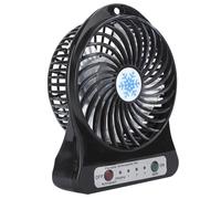 Mini Ventilateur de Bureau - TBEST - USB Rechargeable - 3 Vitesses - Portable - 60 dB