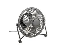 - Mini ventilateur de bureau USB Ø13cm - noir
