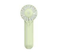 Mini Ventilateur de Poche Portable 3 Vitesses Compact Rechargeable 1200mAh Vert