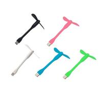 Mini Ventilateur de Poche USB PC Tige Flexible Silicone Rafraîchisseur Portable Coloré