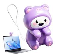 Mini ventilateur de refroidissement | Forme d'animal silencieux rechargeable par USB | Ventilateur de refroidissement personnel | Pour la maison, le camping, le pique-nique, le bureau, la cuisine, le