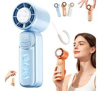 Mini ventilateur de refroidissement pliable, ventilateur à main, mini ventilateur portable, petit ventilateur avec cordon, ventilateur à main avec 100 vitesses, ventilateur USB pliable pour extérieur