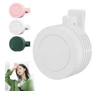 Mini ventilateur électrique à clipser, portable, silencieux, sans pales, rechargeable par USB, à piles, rotation à 360°, réglable à 3 vitesses, ventilateur à taille suspendue, pour extérieur, ferme