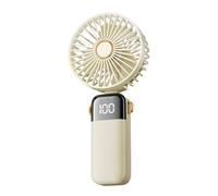 Mini ventilateur électrique portable à suspendre au cou pour intérieur et extérieur, réduction du bruit, moteur turbine silencieux, vitesse du vent réglable, support de téléphone de type C