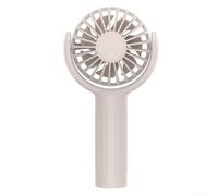 Mini ventilateur électrique portatif conçu pour un transport facile avec angle de vent réglable et plusieurs vitesses (abricot)