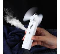 Mini Ventilateur Humidificateur Portable 2 En 1, Rechargeable Par Usb, Vaporisateur D'eau, Brumisateur Pour Le Visage, Beauté Et Hydratation