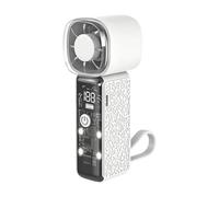 Mini ventilateur portable | 100 vitesses d'aromathérapie rechargeable par USB 3000 mAh, mini ventilateur portable, pour la maison, les voyages, l'école, le camping, le bureau, l'extérieur et