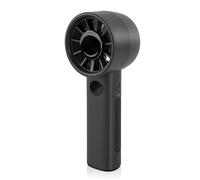 Mini Ventilateur Portable 2000 mAh Turbo Power High Speed Air mini ventilateur rechargeable par USB avec affichage numérique Design de Poche, 100 vitesses Ventilateur Personnel pour Voyagee Noir
