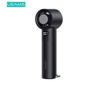 Mini ventilateur portable 2000mAh Usams ZB361 refroidissement glacé - Noir