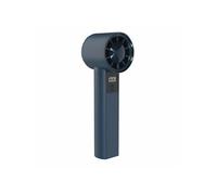Mini Ventilateur Portable à 100 Niveaux de Vitesse avec Ecran d'Affichage LED Bleu