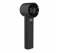 Mini Ventilateur Portable à 100 Niveaux de Vitesse avec Écran d'Affichage LED Noir