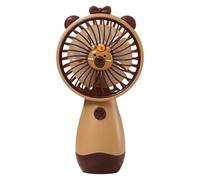 Mini ventilateur portable - Appareil de refroidissement Capybara rechargeable par USB, refroidisseur d'air personnel | Vent fort et silencieux | Gadget de bureau léger pour voyage, été, plage, camping