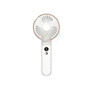 Mini Ventilateur Portable Avec Batterie 3600mAh blanc AQ0468 vendos85 G